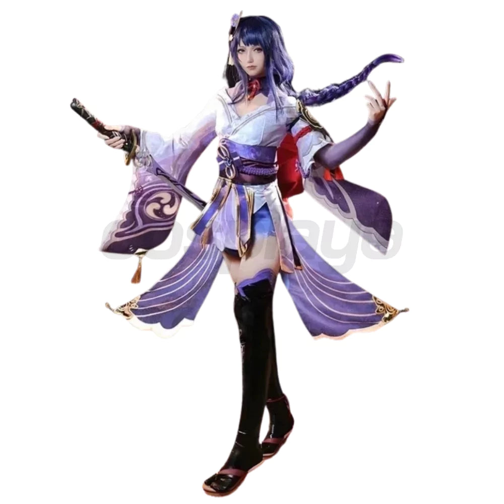 Costume de cosplay Raiden Shogun de Genshin Impact | Tenue de jeu